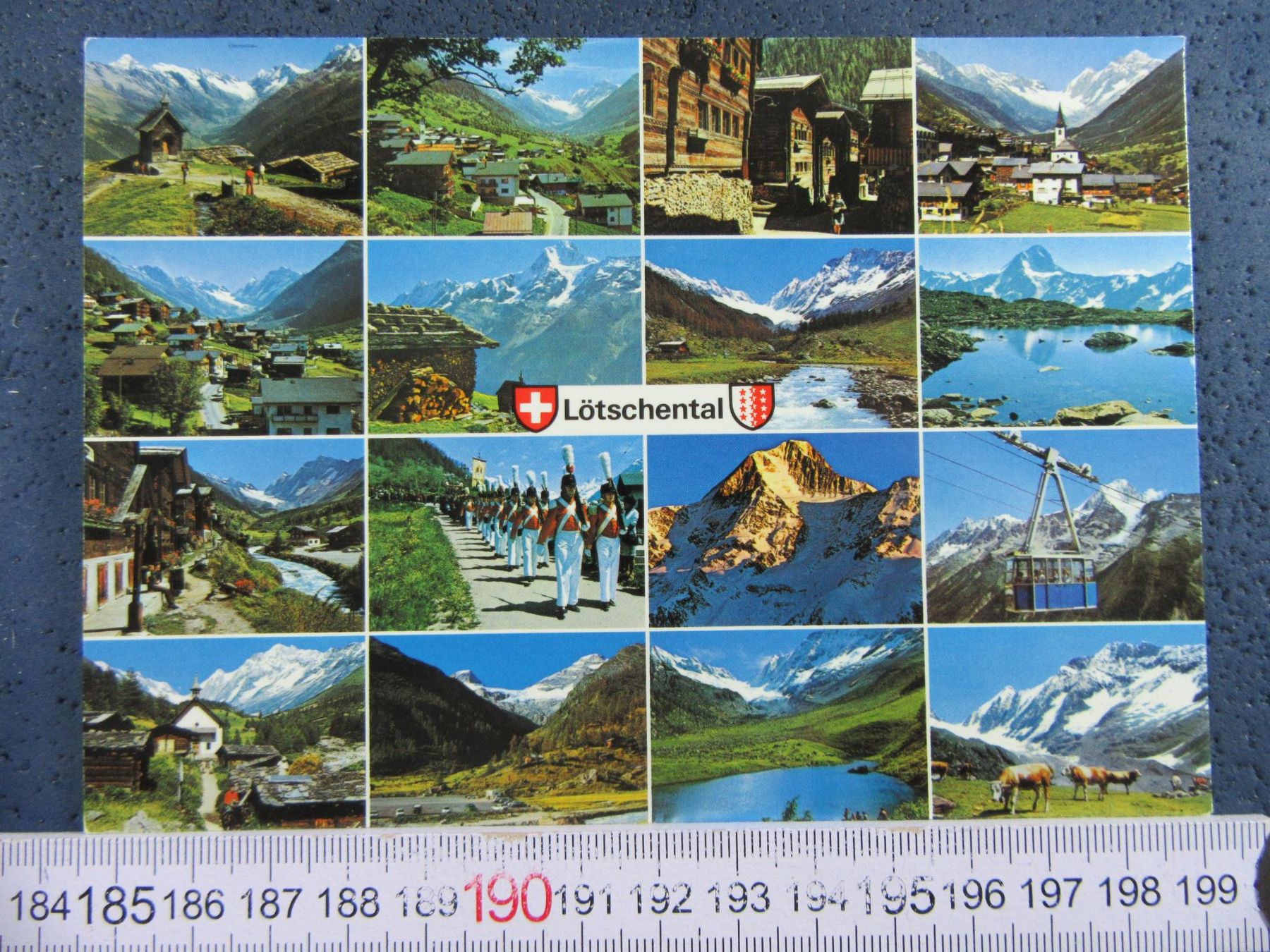 Cartoline postali: LÖTSCHENTAL VS AK 12BILDER – Usato da Ettingen venduto da Hausi4711