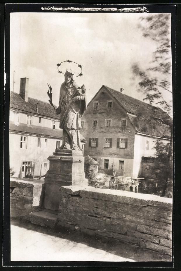 Fotografie & Manifesti: Fotografie Ellingen, Statue auf der Heil – Usato da Berlin venduto da bartko-reher