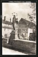 Fotografie Ellingen, Statue auf der Heil