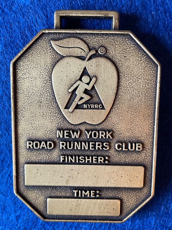 NEW YORK CITY MARATHON MEDAILLE 1992 VINTAGE OHNE BAND Kaufen auf Ricardo