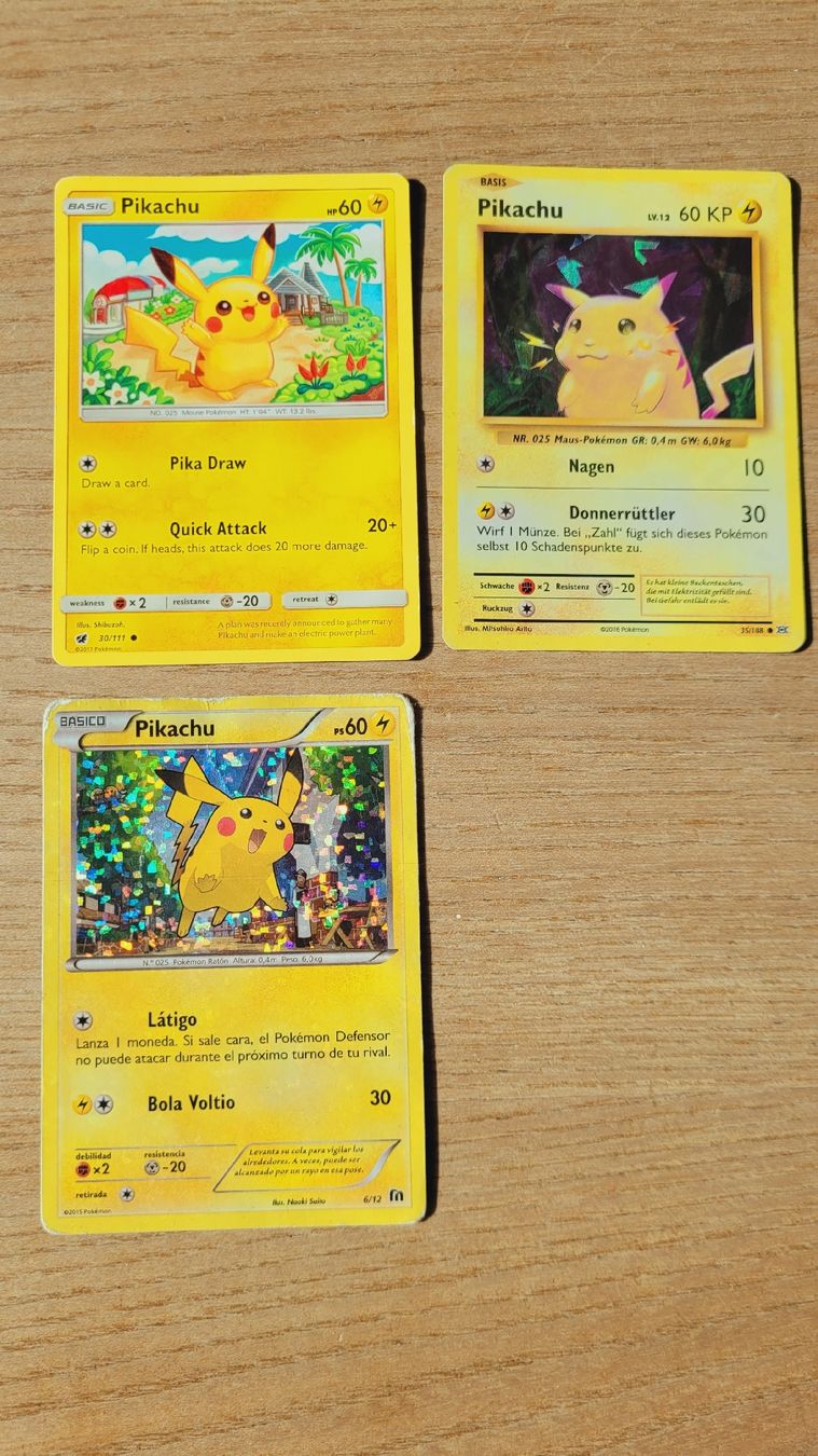Cartoline: Pokémon Karten Pikachu  – Usato da Steffisburg venduto da Gismo49