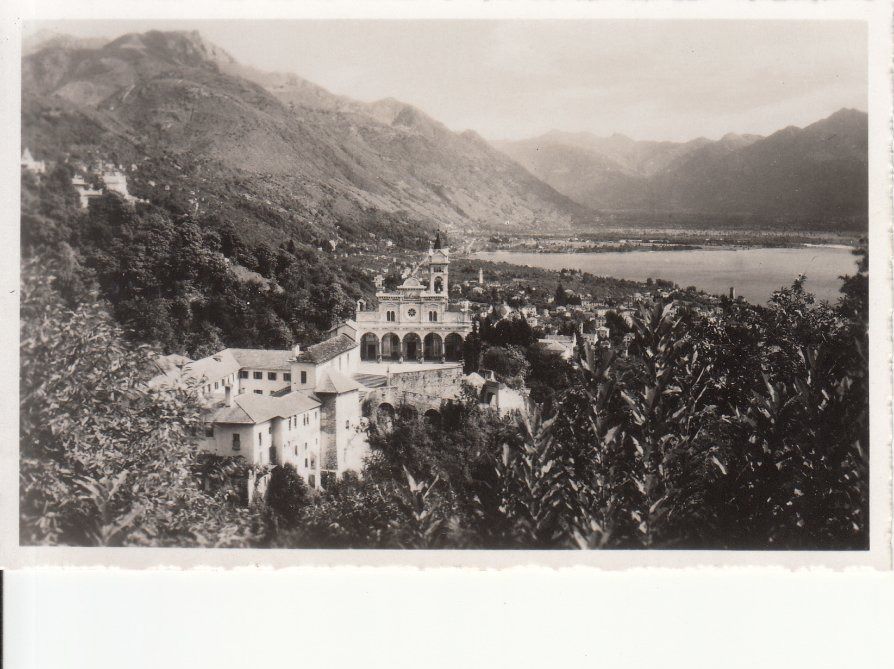Cartoline postali: Madonna del Sasso 1945 – Usato da Bürglen TG venduto da StampGraf