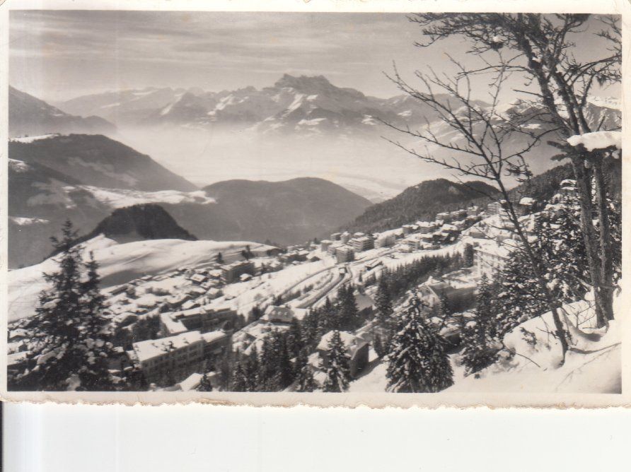 Cartoline postali: Leysin 1963 (?) – Usato da Bürglen TG venduto da StampGraf
