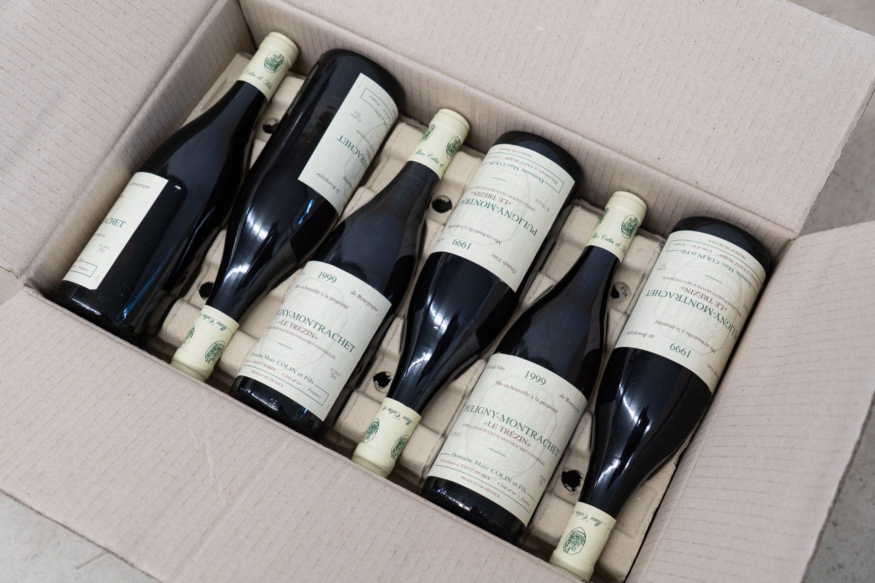 Vino: 12 Flaschen Puligny-Montrachet 1999 - Ref. 07/47 – Usato da Au ZH venduto da BrockiAu 1