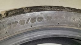 Pneus Michelin 170/60 R17, 120/70 R19