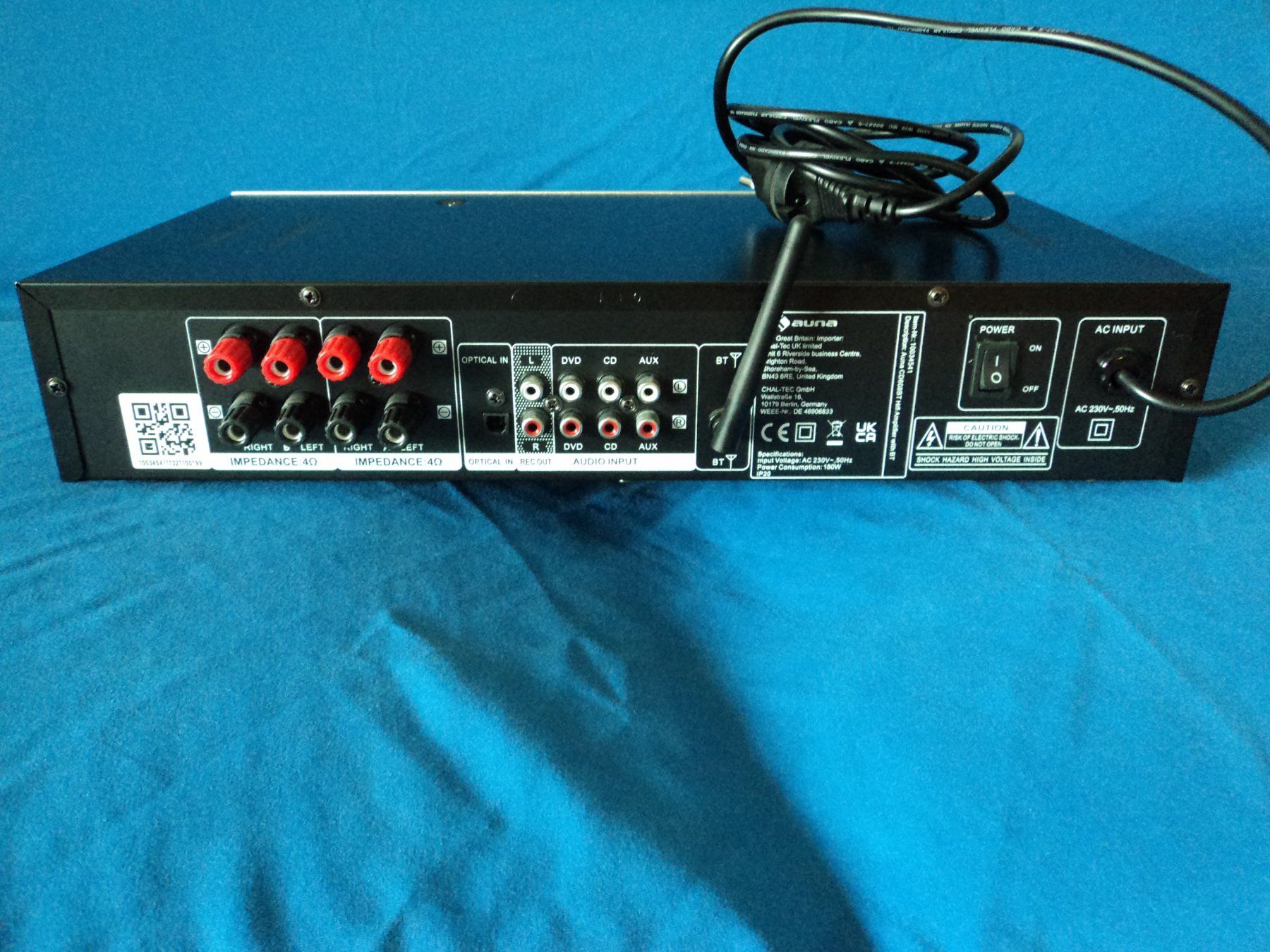 Amplificatori: Auna CD608BT Verstärker – Nuovo (secondo la descrizione) da Wald ZH venduto da soundmann 1