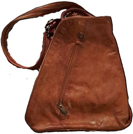 Ledertasche Tasche-Rucksack Lui Valentino