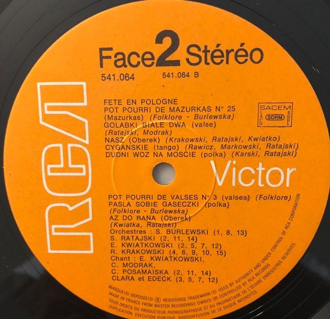 Dischi in vinile: Fete en Pologne (LP) – Usato da Grüningen venduto da azulmarron 3
