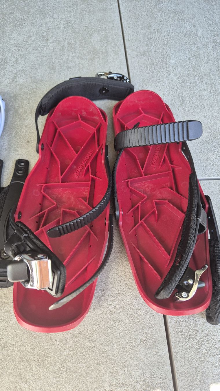 Scarpe da uomo: Schneeschuh Snowfeet rot mit Tasche – Usato da Cham venduto da Rafi22 2