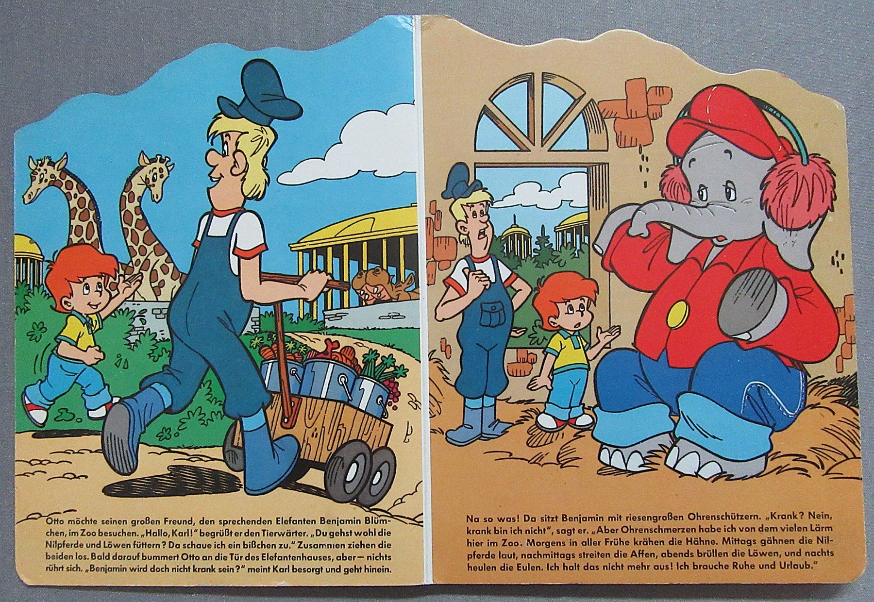 Livres: Benjamin Blümchen - Unterwegs mit Benjamin Blümchen – D'occasion à Auenstein par Padabimbim 1