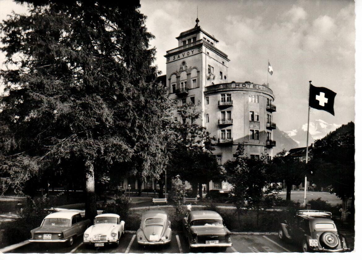 Cartoline postali: Hotel Savoy Interlaken – Usato da Wolhusen venduto da Curver9