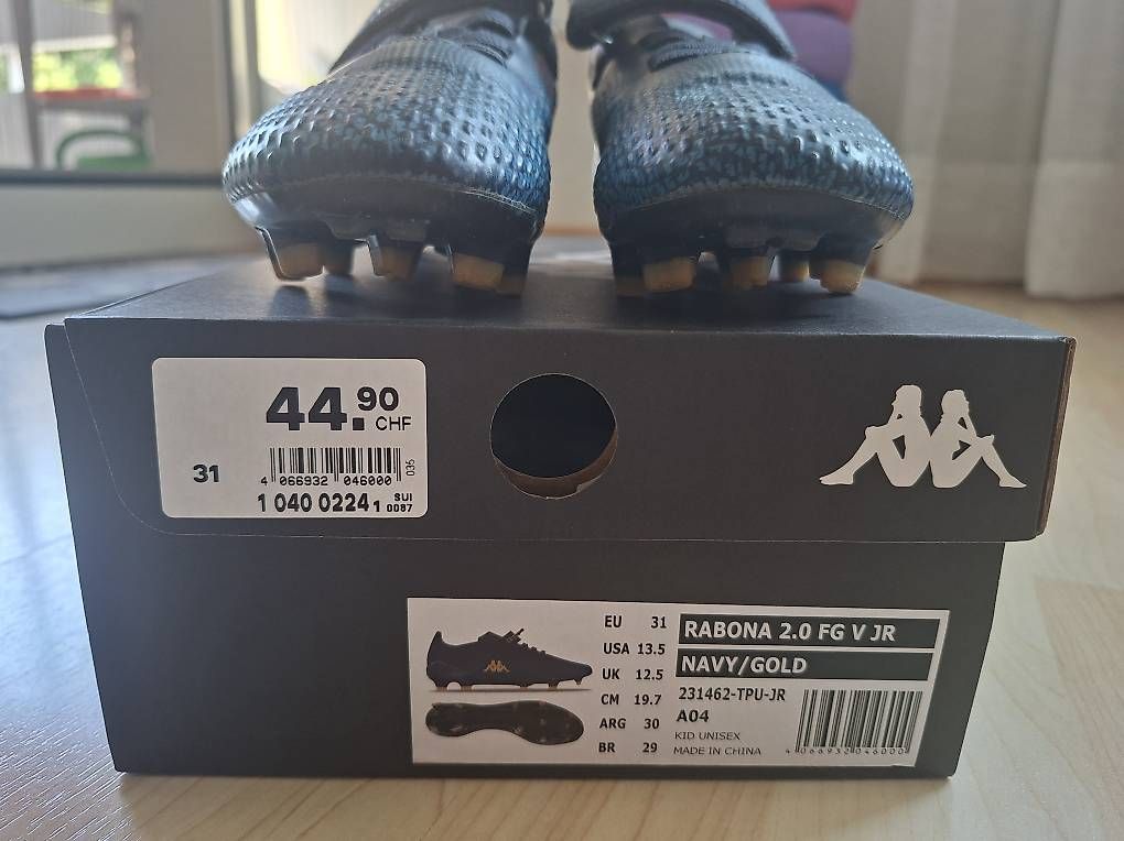 Kappa Scarpe per ragazzi: Fussballschuhe Kappa Gr. 31 – Usato da Aarau venduto da Mocciosa 2