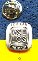 VSE UCS JUBILAR PIN GEPRÄGT SILBRIG SWISS MADE