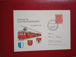 Sonderbrief Eröffnung LSE 1964 Sonderstempel