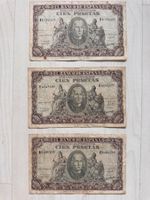 3 Banknoten 100 Pesetas Banco de Espana gebraucht