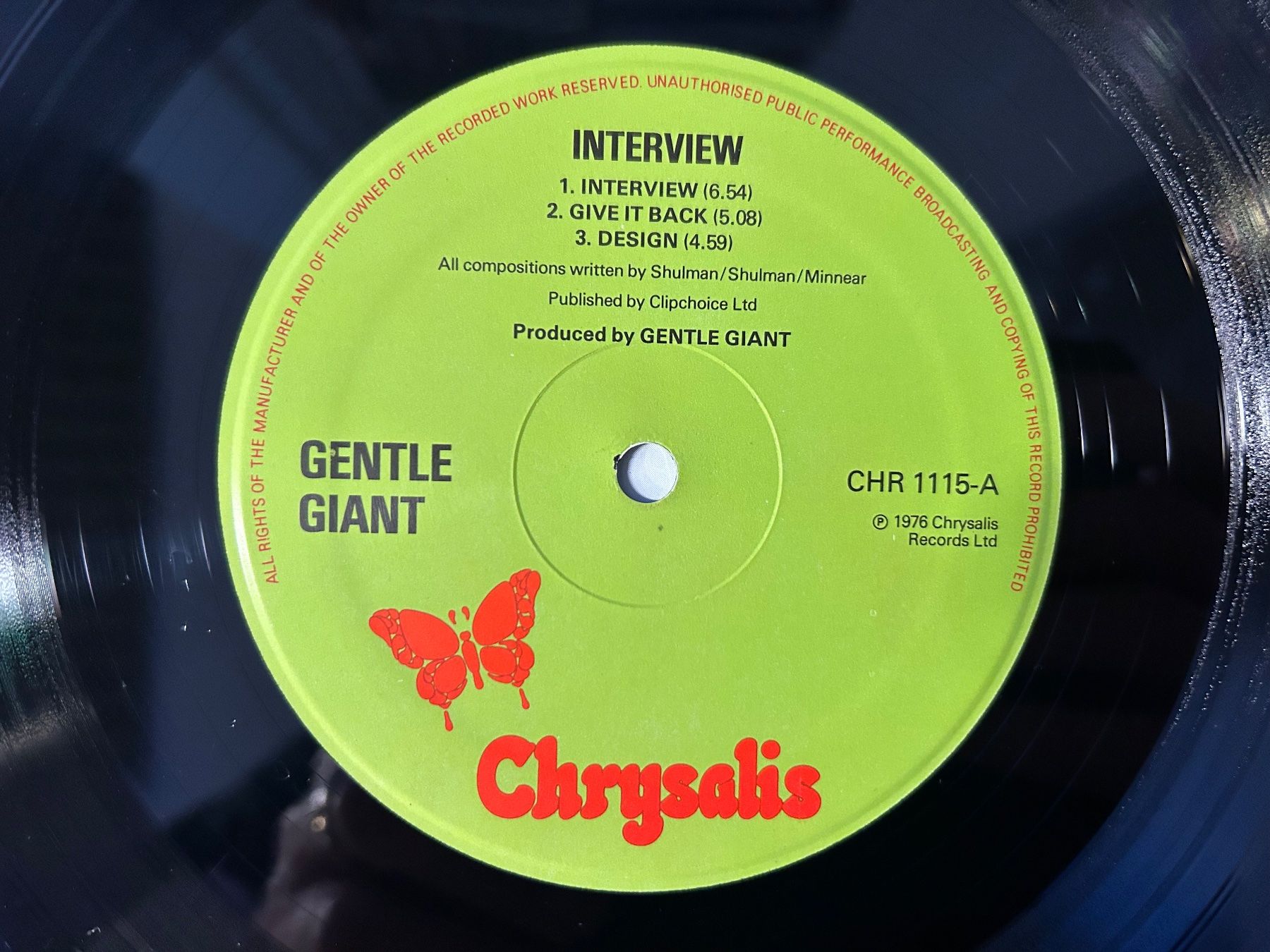 Dischi in vinile: Gentle Giant - "In'terview" – Usato da Aesch BL venduto da BlueMusicRecords 4