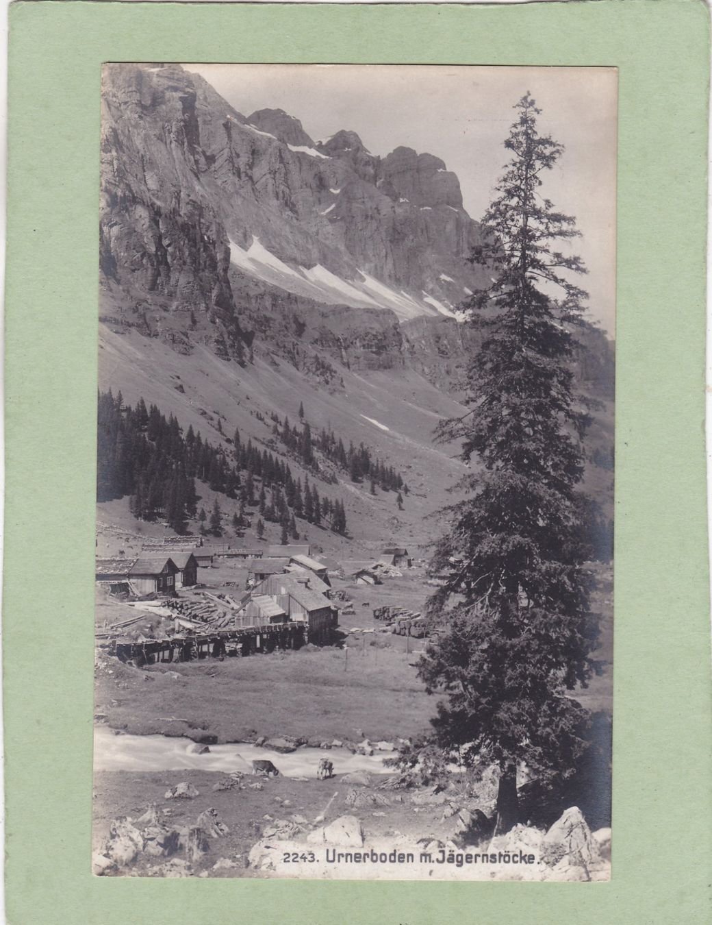 Cartoline postali: Urnerboden m. Jägernstöcke – Usato da Herisau venduto da Lisegrat2008