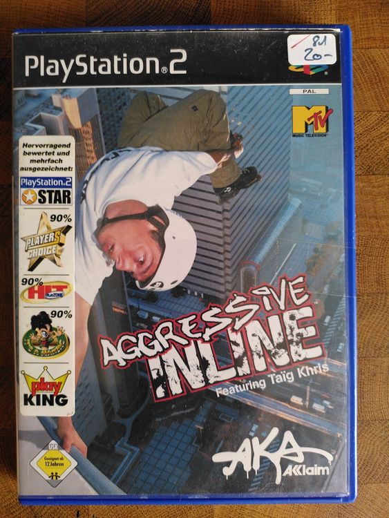 Aggressive Inline für PlayStation 2 (Gebraucht) in Solothurn für CHF 5 ...