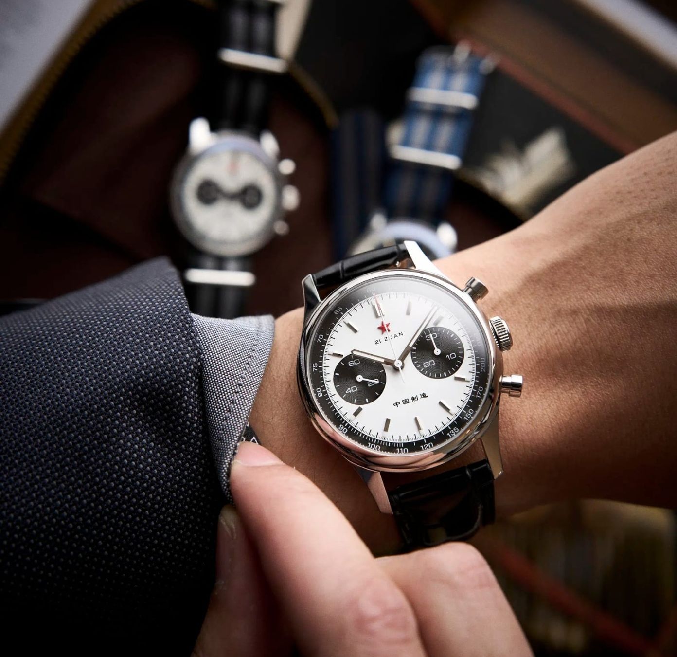 Orologi: Red Star 1963 Chronograph   Panda 40mm ST19  Sugess – Nuovo (secondo la descrizione) da Suhr venduto da ChronixChronometer 6