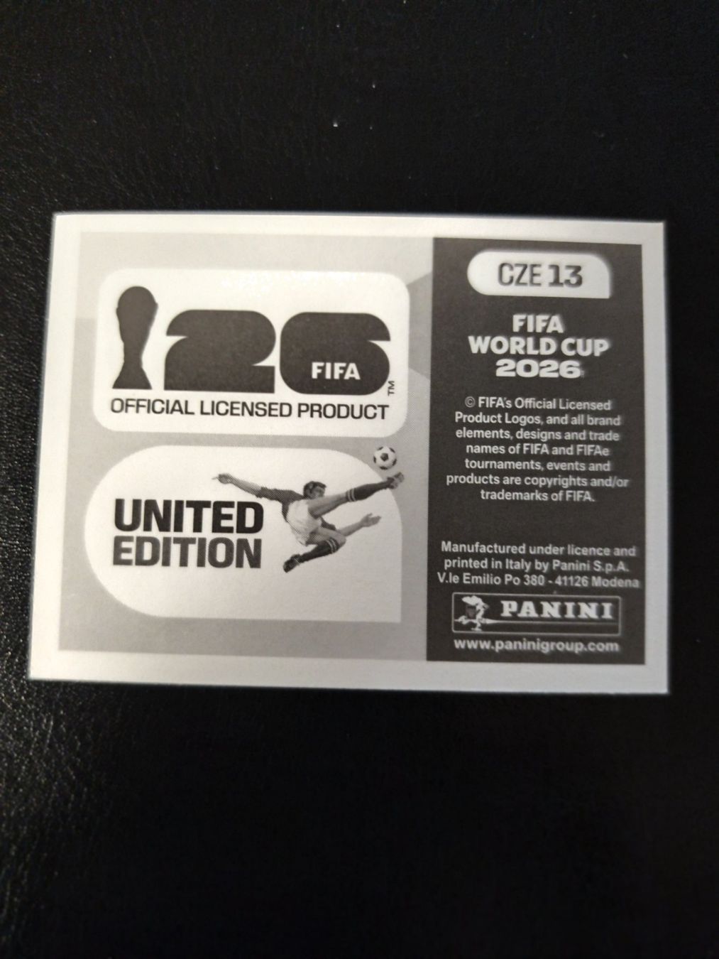 Panini Carte collezionabili: Panini FIFA World Cup 2026 CZE 13 – Nuovo (secondo la descrizione) da Matzingen venduto da Clie42 1
