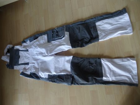 Arbeitslatzhose weiss / silber ungebraucht / neu Gr. 50