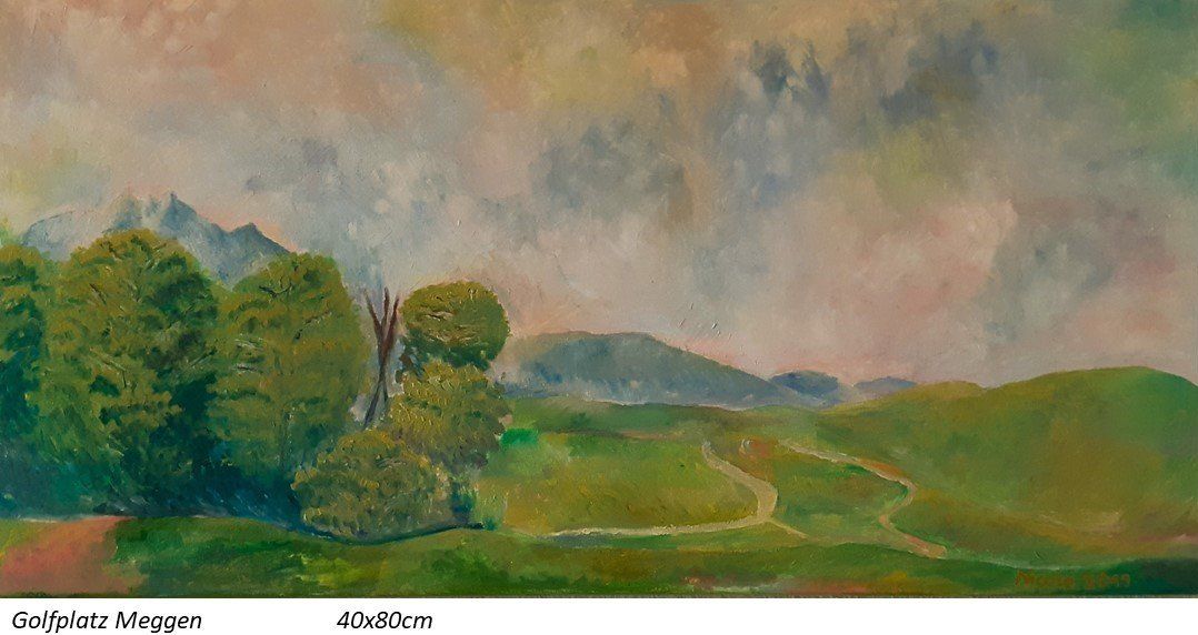 Dipinti: Original Öl-Gemälde Golfplatz Meggen – Nuovo e nell'imballaggio originale da Meggen venduto da Nica_Arts