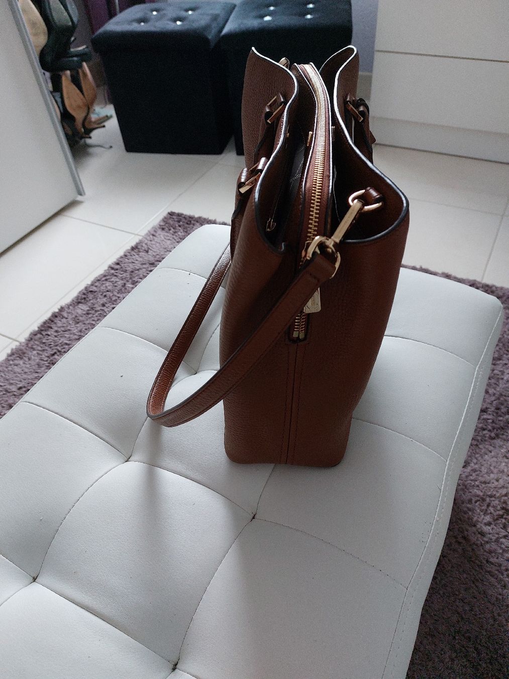 Michael Kors Taschen für Damen: Sac Michael Kors Camel, en cuir véritable, – Neu (gemäss Beschreibung) aus Formangueires von Fabienne1974 7
