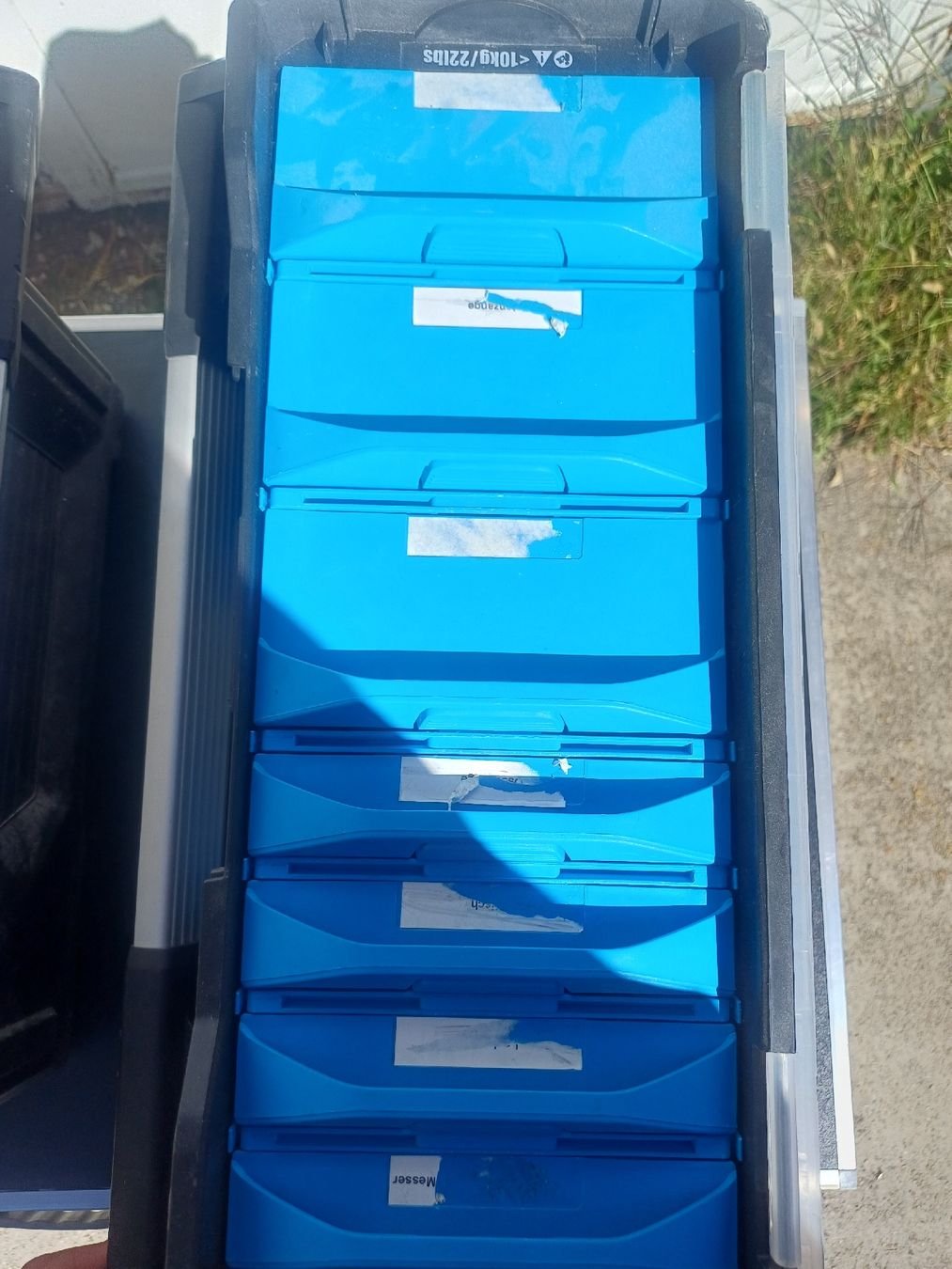 Casse di trasporto: 2 Blucave Werkzeugkisten – Usato da Wangenried venduto da Recycler94 5