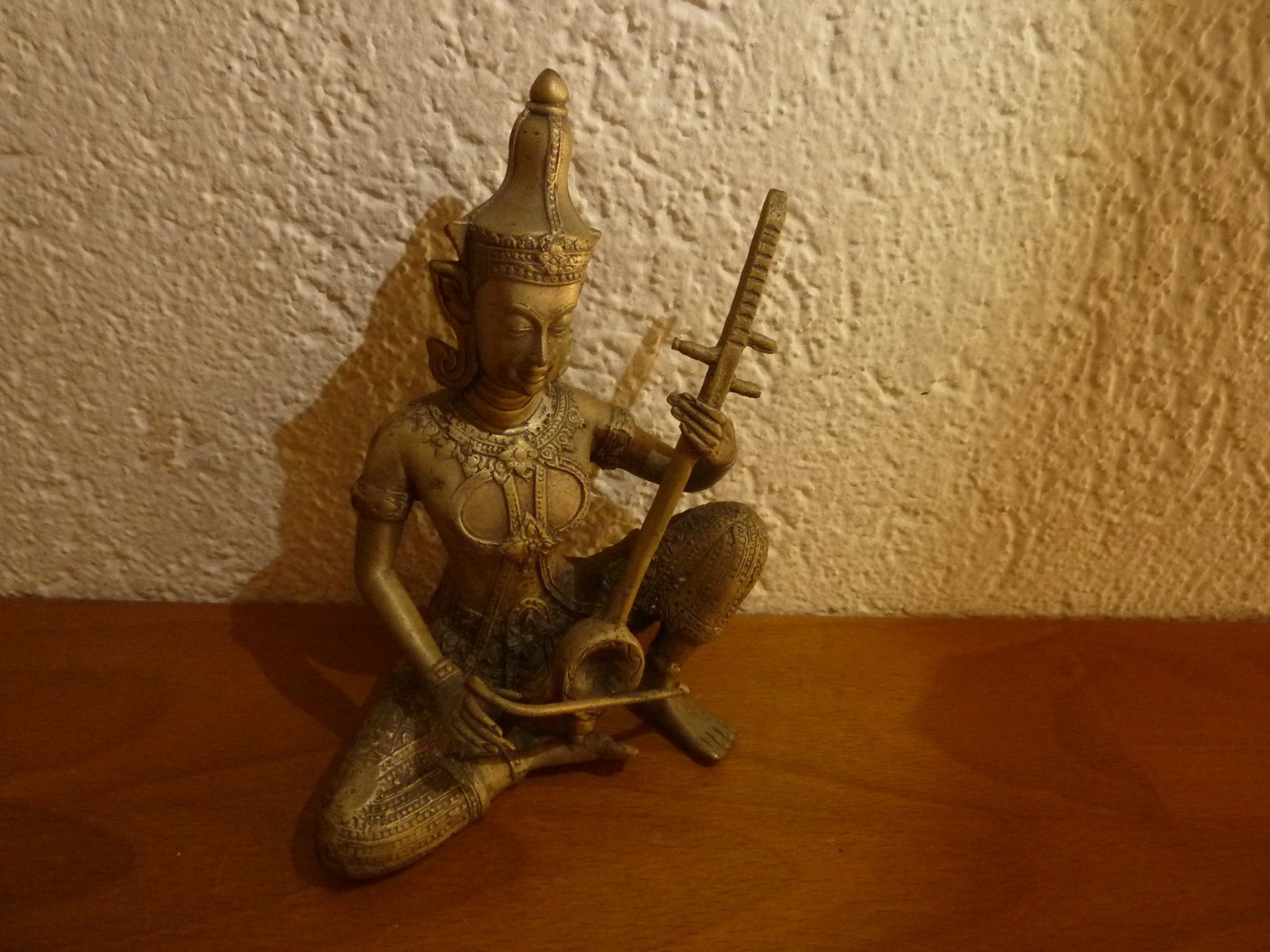 Sculture & Statue: Schöne Antike Saraswati Thailändische Statue – Usato da Hochfelden venduto da swissice