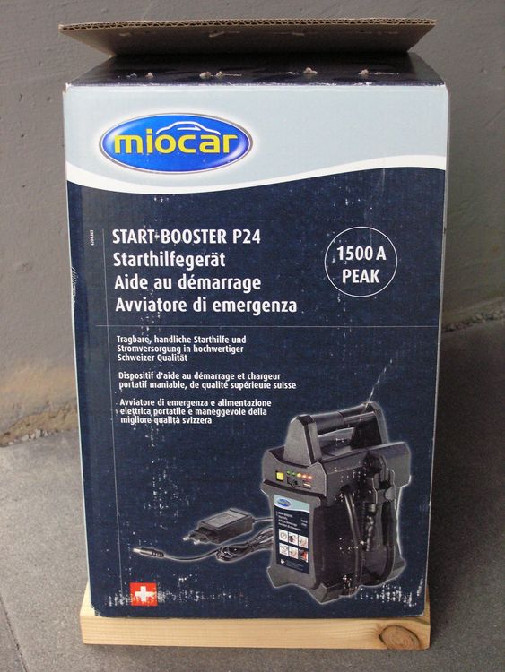 Miocar Start-Booster P24 Chargeur de batterie - acheter chez Do it + Garden  Migros