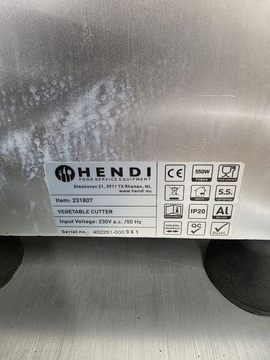 Elettrodomestici da cucina: Hendi Gemüseschneider mit Zubehör gebraucht – Nuovo (secondo la descrizione) da Bünzen venduto da Werner16 3