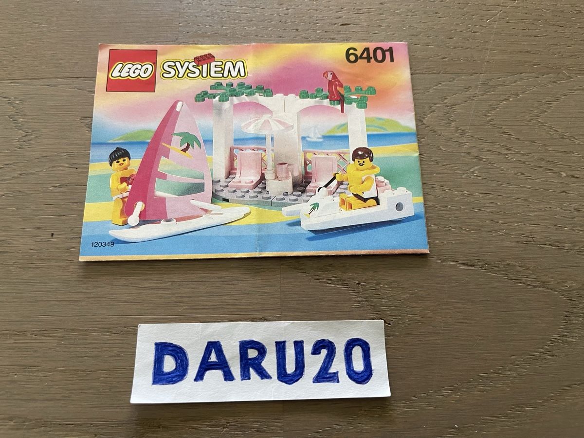 Lego Kit di costruzioni: LEGO 6401 Seaside Cabana – Usato da Einsiedeln venduto da Daru20 2