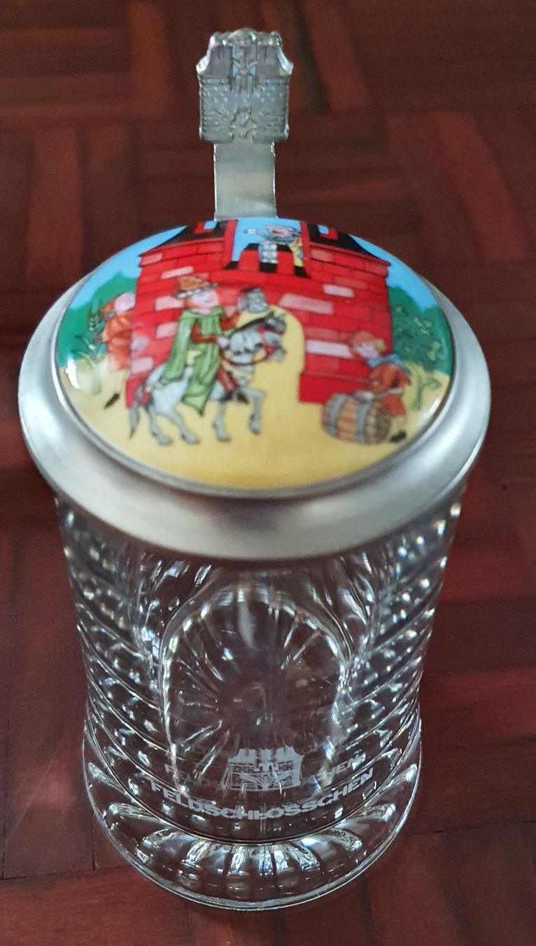 Bicchieri: 4 Bierkrüge mit Zinndeckel – Usato da Kreuzlingen venduto da Rschweiz1 6