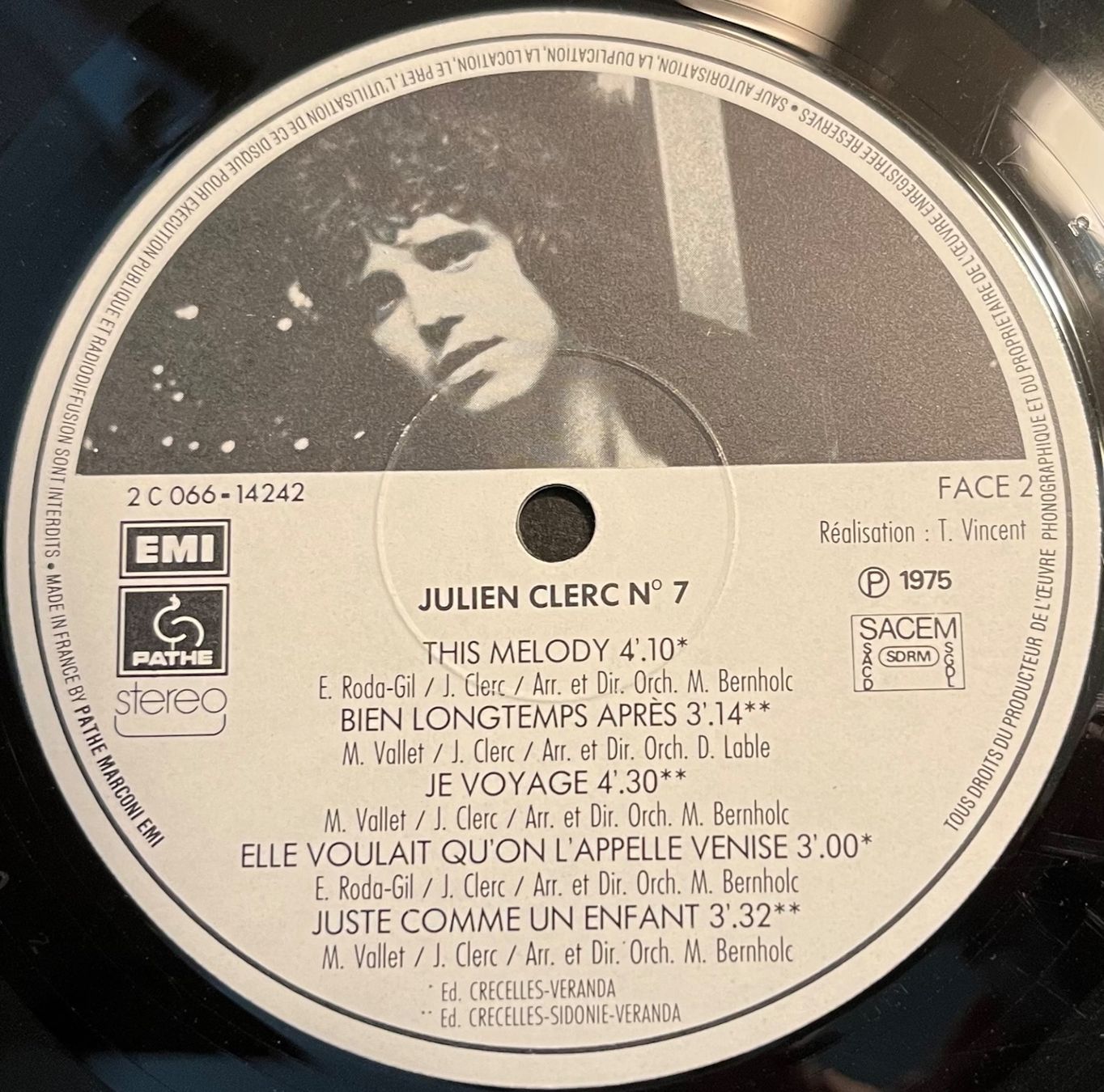 Schallplatten: JULIEN CLERC - N°7 - 33 Tours – Gebraucht aus Bussigny von vinyl-pas-cher 3