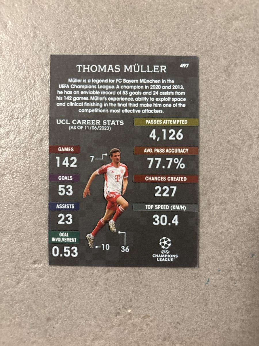 Topps Carte collezionabili: Thomas Müller Black Edition 2023/24 – Usato da Rubigen venduto da ben_zg78 1