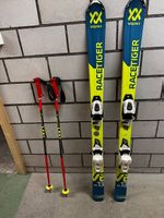 Völkl Kinderski 120 cm, optional mit Leki Stöcken