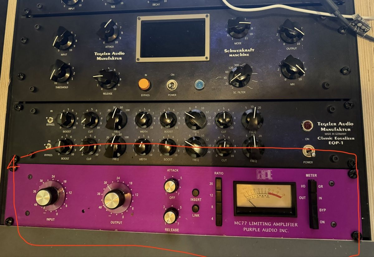 Egaliseurs: Purple Audio MC77 limiter – D'occasion à Vordemwald par gerard.green