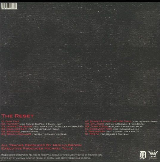 Dischi in vinile: Apollo Brown - The Reset - Vinyle Limited Edition Comme Neuf – Usato da St-Prex venduto da kro_7jxt 1