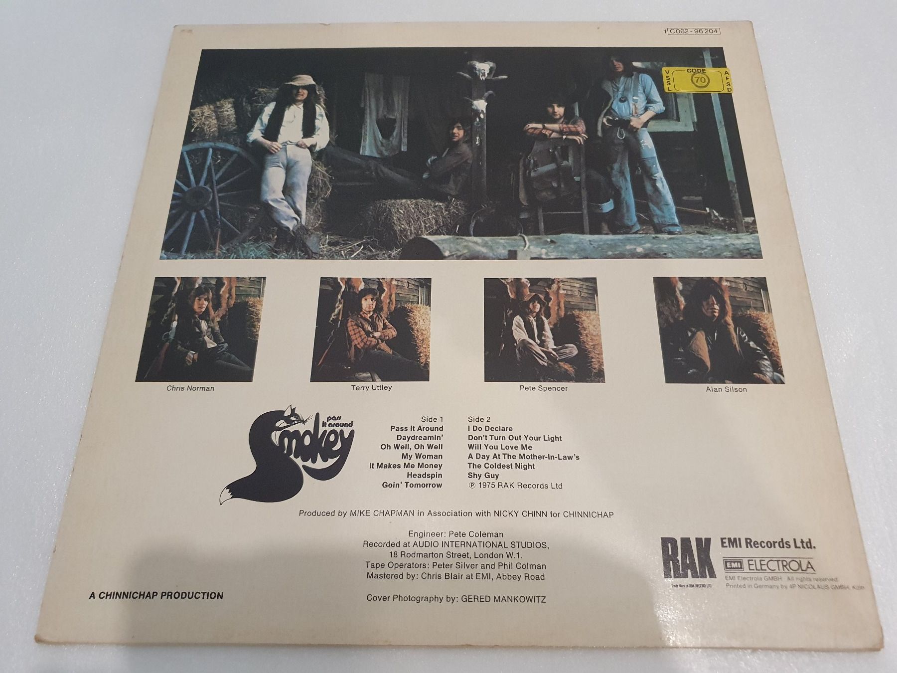 Dischi in vinile: Smokey – Pass It Around – Usato da Uster venduto da Vinyl-Leidenschaft 1