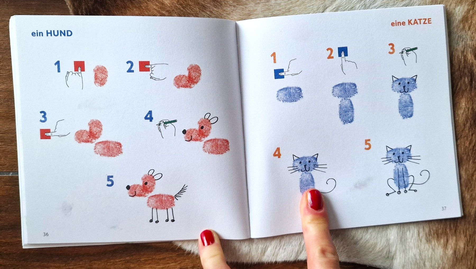 Libri: Bücher Klecks, Fadenspiele, Basteln, Fingerstempel – Usato da Hombrechtikon venduto da MalgorzataJ 6