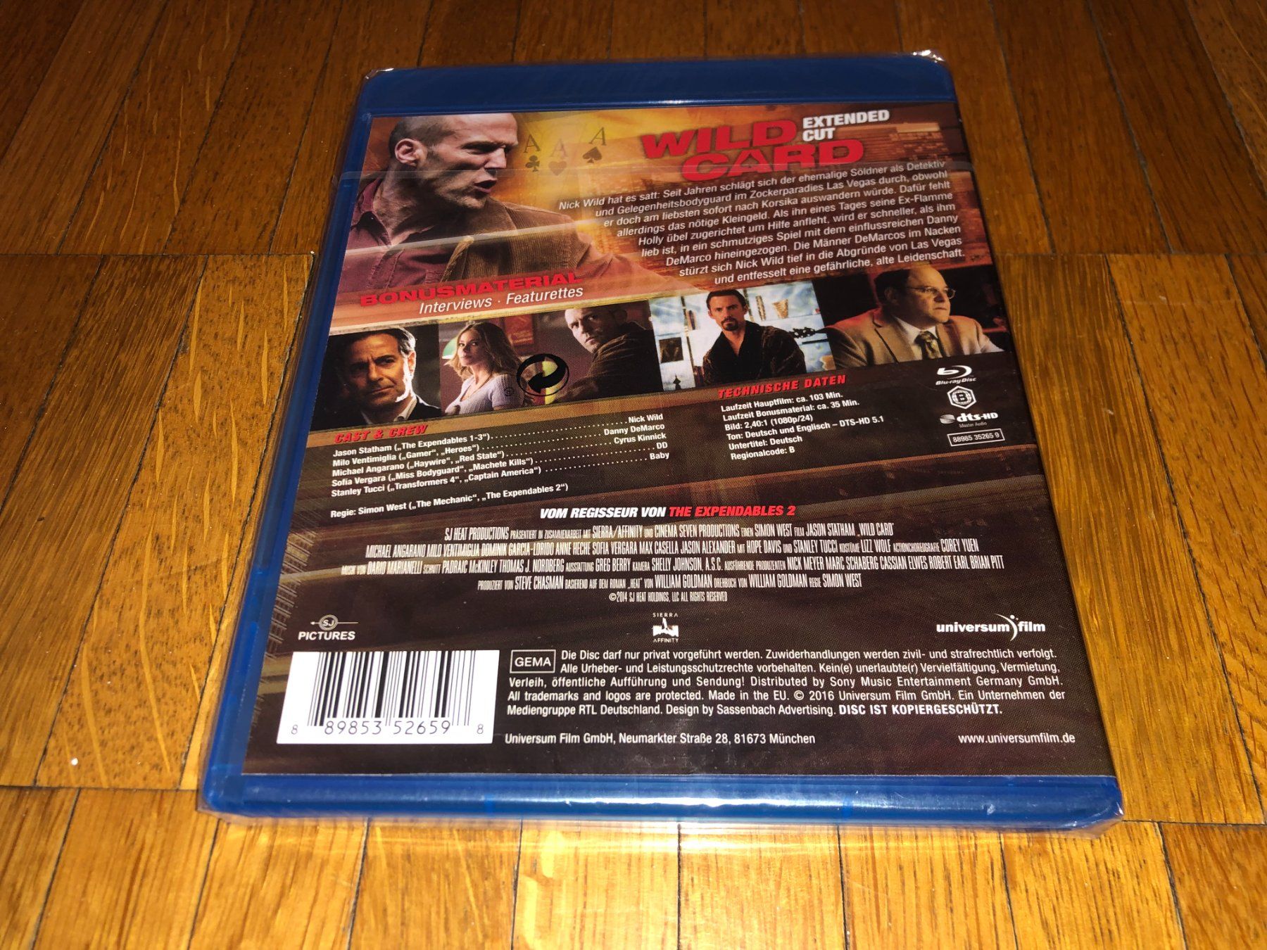 Alle DVDs: Wild Card - BLU-RAY - EXTENDED CUT – Neu und originalverpackt aus Basel von havsok 1