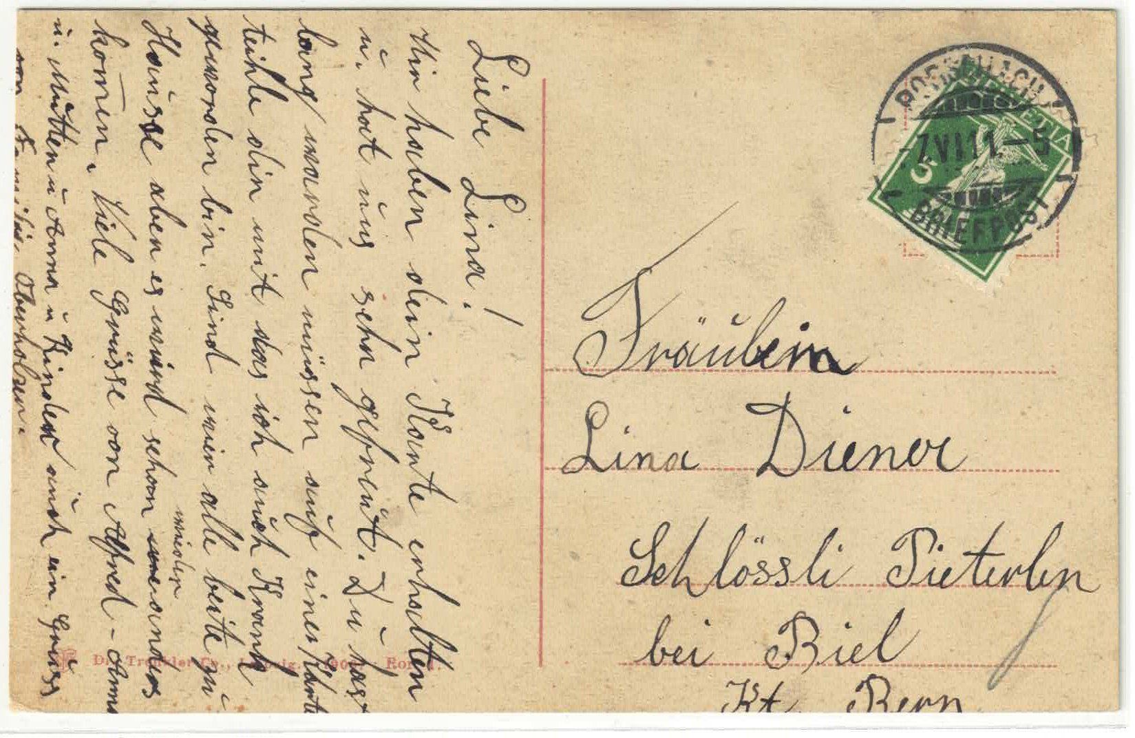 Cartoline postali: Rorschach - Generalansicht - Litho – Usato da Ettingen venduto da Kartenplanet 1