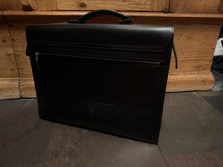 Originale Bree Ledertasche, Top Zustand, Schwarz, Büro