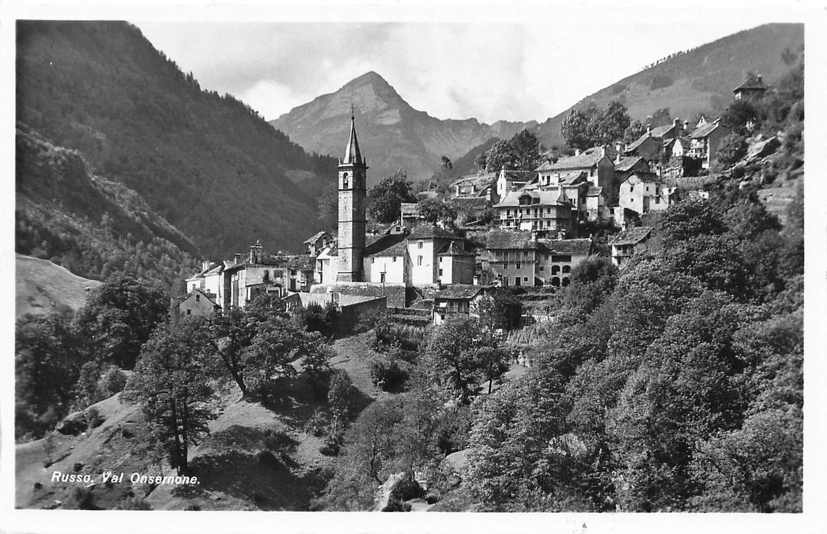 Cartoline postali: Russo Valle Orsernone TI – Usato da Biasca venduto da Blenio71