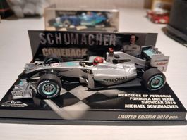 Minichamps 1:43 Mercedes (Schumacher) Comeback Showcar 2010