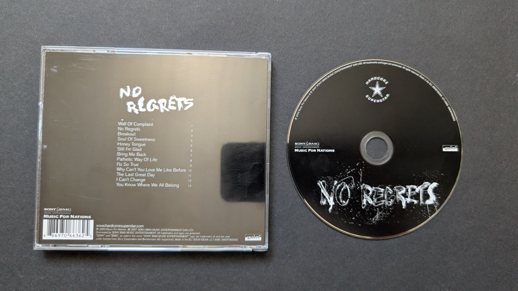 CDs: Hardcore Superstar | No Regrets | CD – D'occasion à Bottmingen par dan_c5wb 1
