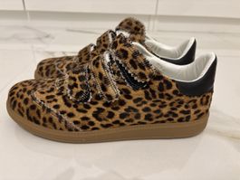 Carrano Turnschuhe Leopard Look Klettverschluss gebraucht
