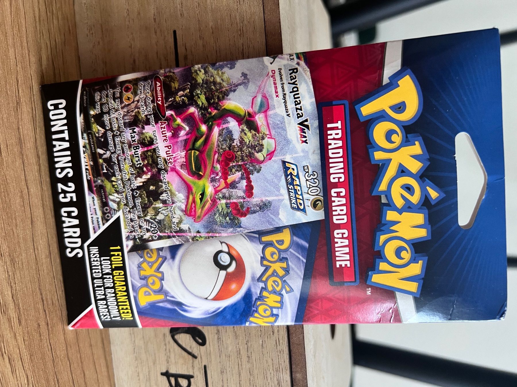 Pokémon Carte collezionabili: Pokémon Rayquaza VMAX Mystery – Nuovo e nell'imballaggio originale da Chur venduto da haris221
