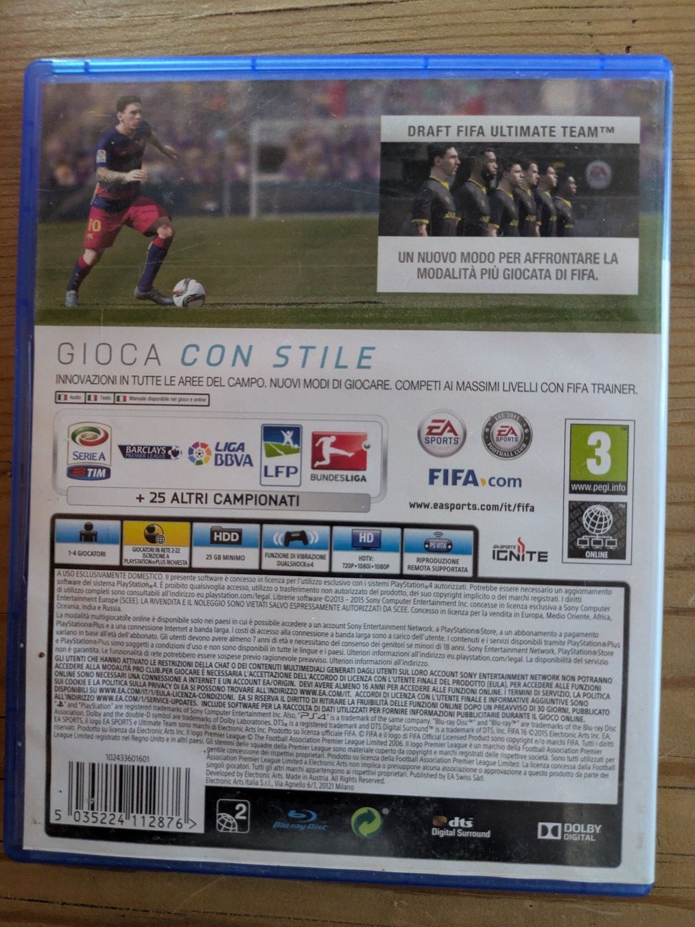 Sony Spiele: FIFA 16 (PS4) – Gebraucht aus Männedorf von Pacer19 1