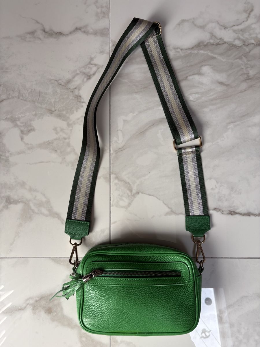 Taschen für Damen: Modische grüne Ledertasche  – Gebraucht aus Estavayer-le-Lac von Mimmy02 6